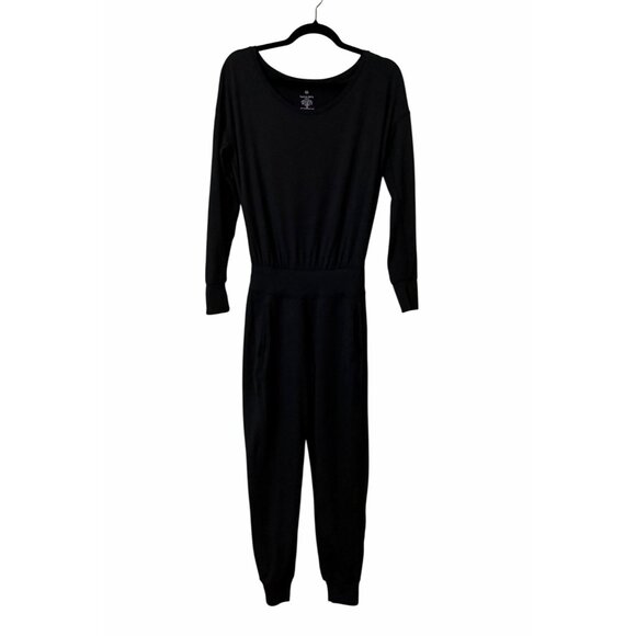 Sweaty Betty Gary Jumpsuit Black Sz XXS One-piece Lounge Athleisure Studio Yoga - Picture 2 of 12